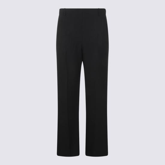 26FW 케이트 베니 레더 스트레이트 스킨 팬츠 3206586 200 BLACK - KHAITE