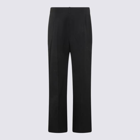 26FW 케이트 베니 레더 스트레이트 스킨 팬츠 3206586 200 BLACK - KHAITE