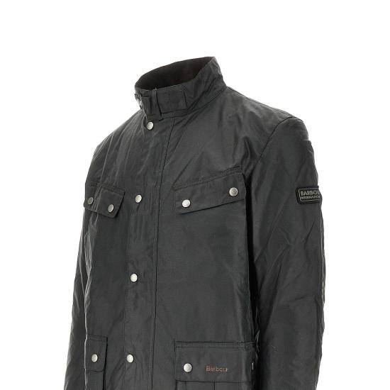 26FW 바버 듀크 왁스 자켓 MWX0337 Black - BARBOUR