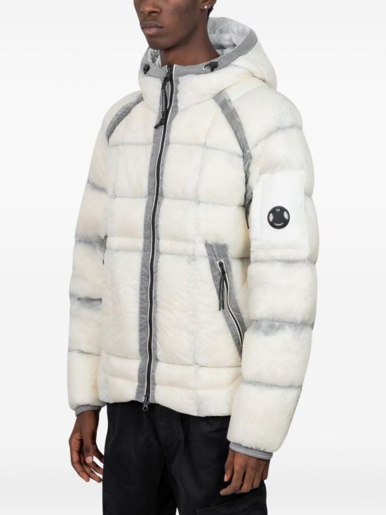 26FW 씨피 컴퍼니 DD 쉘 후디드 다운 푸퍼 자켓 RFCMOW702A 110416A 103 GAUZE WHITE DOM - C.P. COMPANY