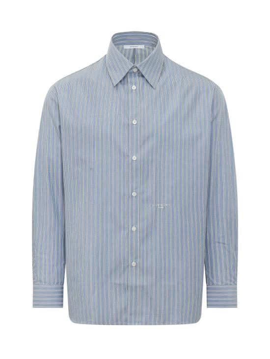 26FW 지방시 긴팔 셔츠 BM615816PL 131 WHITE NAVY DOM