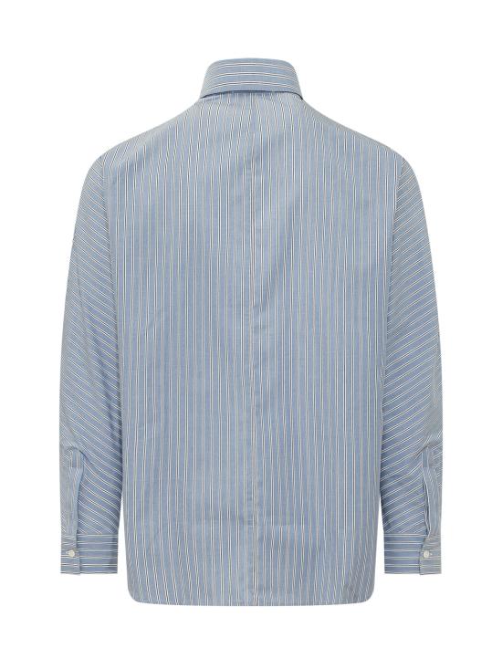 26FW 지방시 긴팔 셔츠 BM615816PL 131 WHITE NAVY DOM - GIVENCHY