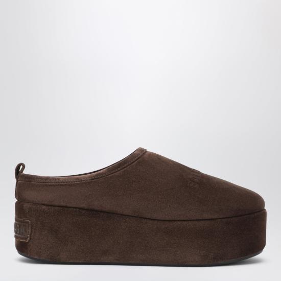 26FW 발렌시아가 알래스카 소프트 플랫폼 뮬 825258WBFC1 Brown