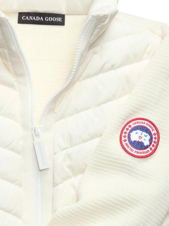 26FW 캐나다구스 하이브릿지 니트 자켓 6830L 9467 white - CANADA GOOSE