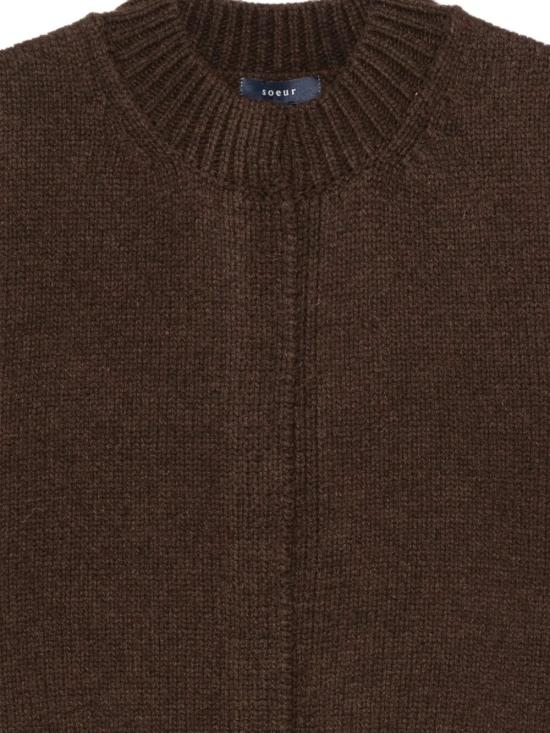 26FW 쉐르 가디건 CAR1451KALYANEE MAR05 CHOCOLAT - SOEUR