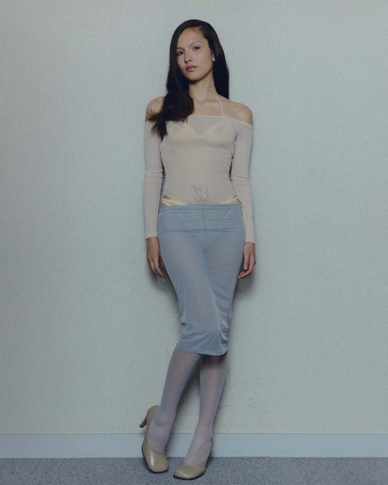 Leonie Mauchant 팬티 레오니 모샹 에바 스트랩 메쉬 탕가 브리프 옐로우/핑크 - OTHER BRANDS