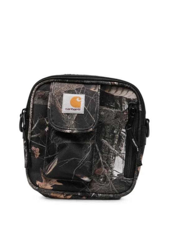 26FW 칼하트 WIP 에센셜스 백 I031470 3X5XX CAMO FEATHER TREE BLACK
