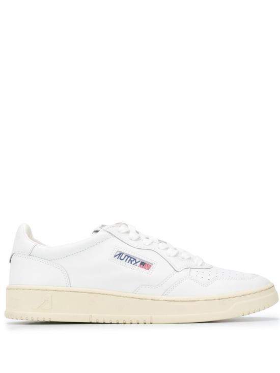 26FW 오트리 메달리스트 레더 AULW LL15 WHITE