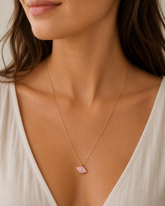  Katie Dean Jewelry 목걸이/팬던트 케이티 딘 주얼리 핑크 악마의 눈 목걸이 - OTHER BRANDS