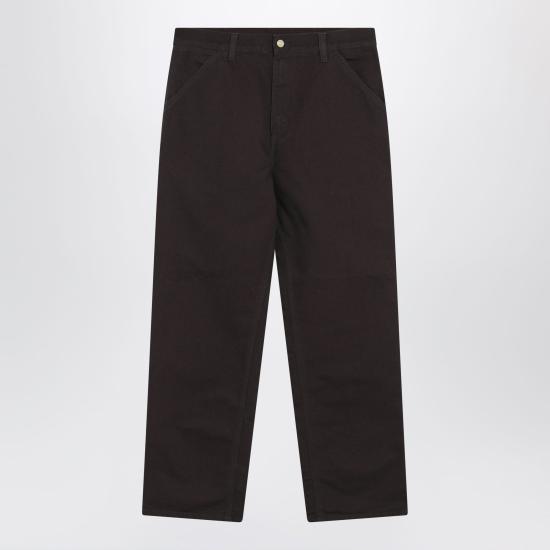 26FW 칼하트 WIP 디어본 캔버스 싱글 니 팬츠 I031497CO Brown