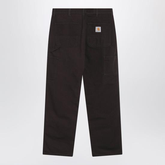 26FW 칼하트 WIP 디어본 캔버스 싱글 니 팬츠 I031497CO Brown - CARHARTT WIP
