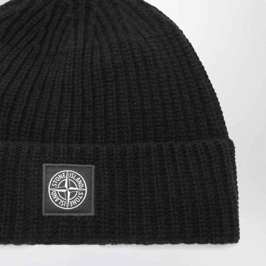 26FW 스톤 아일랜드 비니 S15N100012S00B4 Black - STONE ISLAND