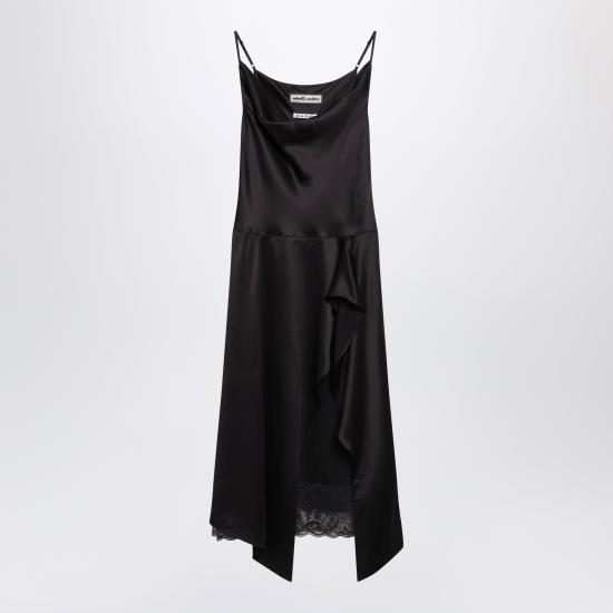 26FW 아크네 스튜디오 샤이니 새틴 슬립 드레스 A20963VI Brown