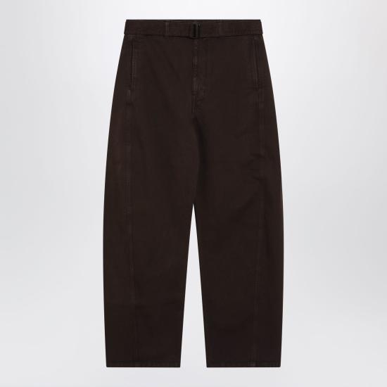 26FW 르메르 트위스트 벨티드 팬츠 PA326LD1077 Brown