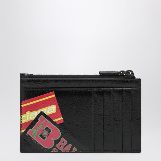 26FW 발렌시아가 명함지갑 6405352ACO8 Black - BALENCIAGA