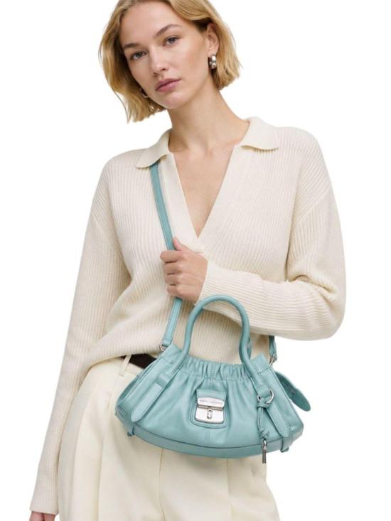  마크제이콥스 토트백 마크 제이콥스 송아지 가죽 숄더백 블루 - MARC JACOBS