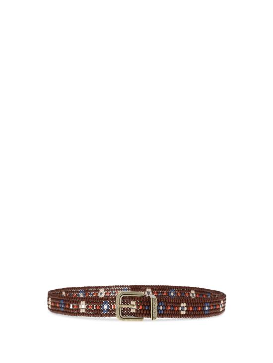  에트로 벨트 꽃무늬 비즈 장식 - ETRO