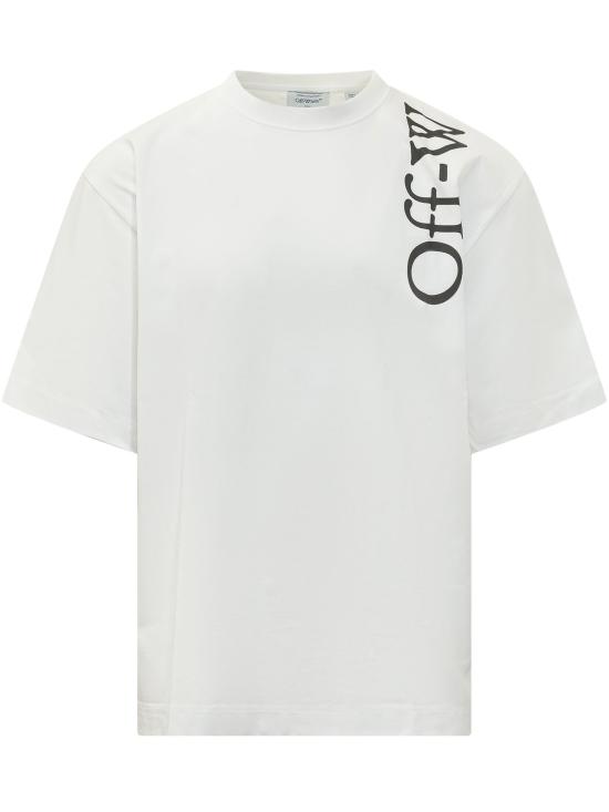 26FW 오프화이트 반팔 티셔츠 44MAA120F26J01 0100 WHITE