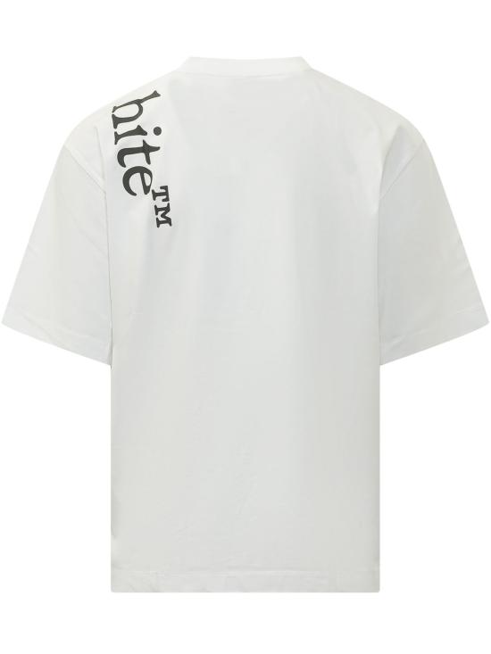 26FW 오프화이트 반팔 티셔츠 44MAA120F26J01 0100 WHITE - OFF WHITE