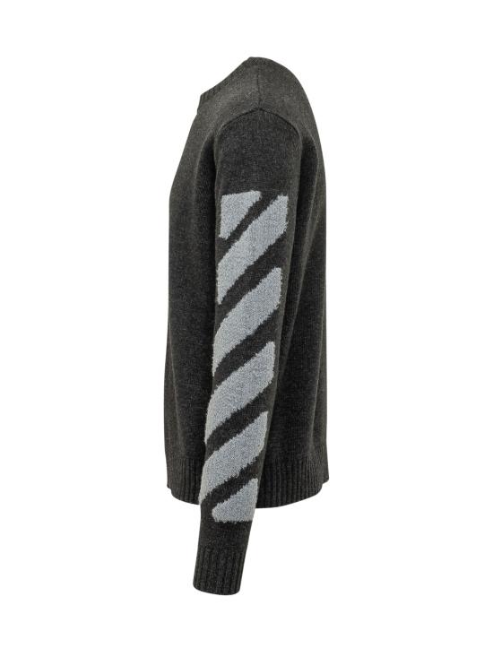 26FW 오프화이트 스웨터 44MHE087F26K00 2010 ANTRACITE - OFF WHITE
