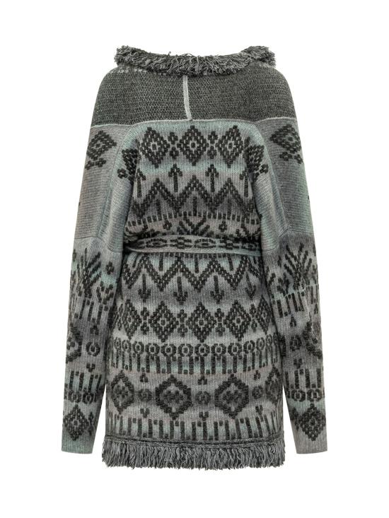 26FW 알라누이 가디건 LWHB064E26KNI020 0772 DARK GREY - ALANUI