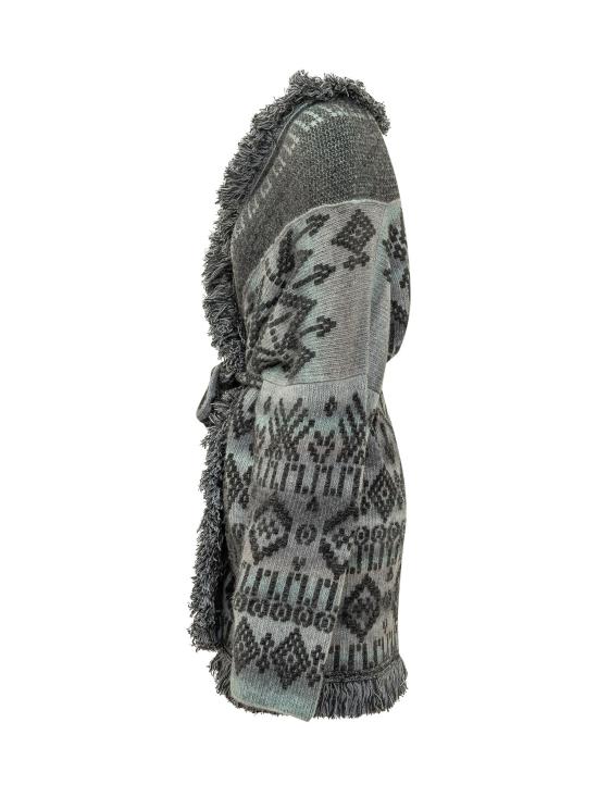 26FW 알라누이 가디건 LWHB064E26KNI020 0772 DARK GREY - ALANUI