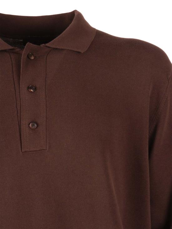 26SS 슬로웨어 폴로 티셔츠 810332ZY318 Brown - SLOWEAR