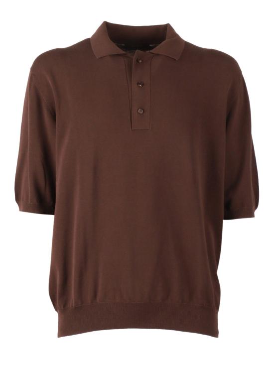 26SS 슬로웨어 폴로 티셔츠 810332ZY318 Brown