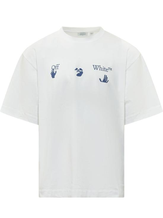 26FW 오프화이트 반팔 티셔츠 44MAA120F26J01 8100 WHITE