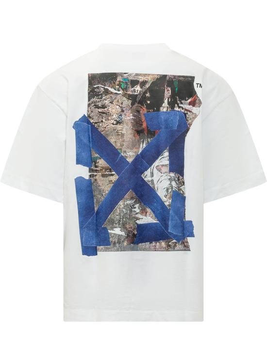 26FW 오프화이트 반팔 티셔츠 44MAA120F26J01 8100 WHITE - OFF WHITE