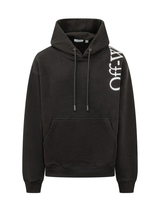 26FW 오프화이트 긴팔 티셔츠 44MBB085F26F00 O001 BLACK