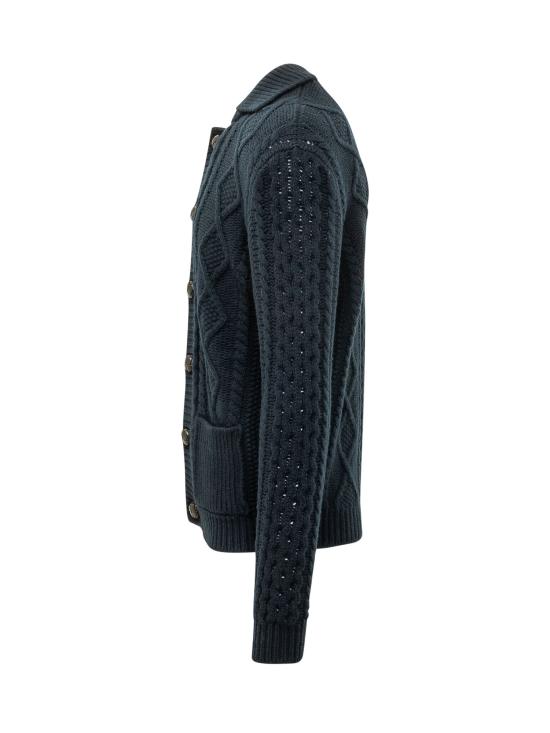 26FW 라키 가디건 CROWNPOLOWVB BLU NOTTE - RAKKI