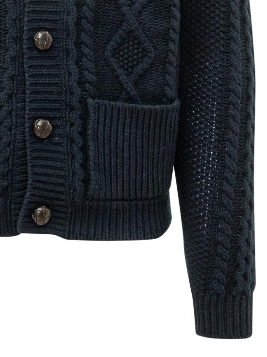 26FW 라키 가디건 CROWNPOLOWVB BLU NOTTE - RAKKI