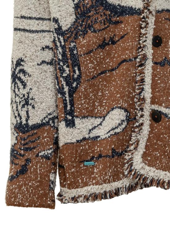 26FW 알라누이 가디건 LMHB039E26KNI008 6404 BROWN A WH - ALANUI