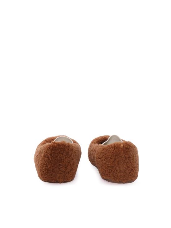 26SS 문부츠 시어링 퍼 발레리나 플랫슈즈 80D2400010 Brown - MOON BOOT
