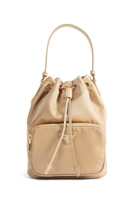 26FW 프라다 리에디션 1995 리나일론 듀엣 버킷백 1BH038 RV44 F0040 CAMEL BROWN DOM