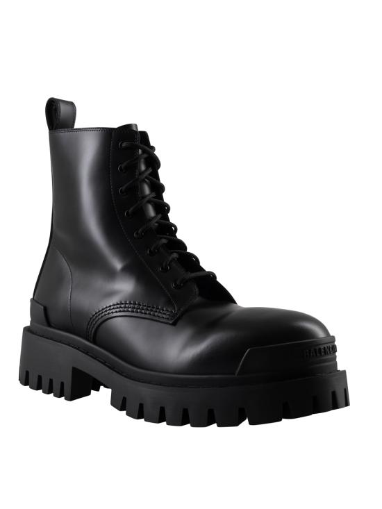 26FW 발렌시아가 스트라이크 집 레더 부츠 844967 WA960 1000 BLACK - BALENCIAGA