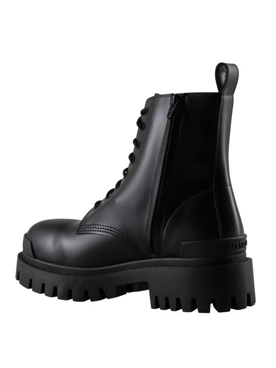 26FW 발렌시아가 스트라이크 집 레더 부츠 844967 WA960 1000 BLACK - BALENCIAGA