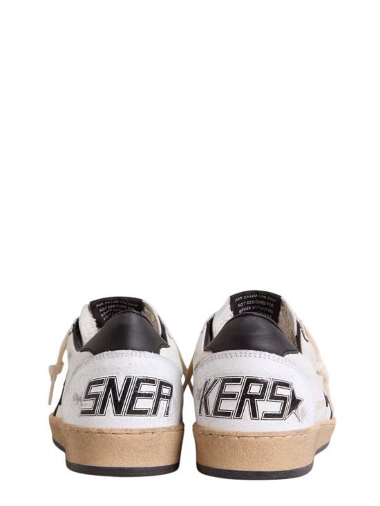 26FW 골든구스 볼스타 스니커즈 GWF00117F003771 10283 WHITE BLACK - GOLDEN GOOSE