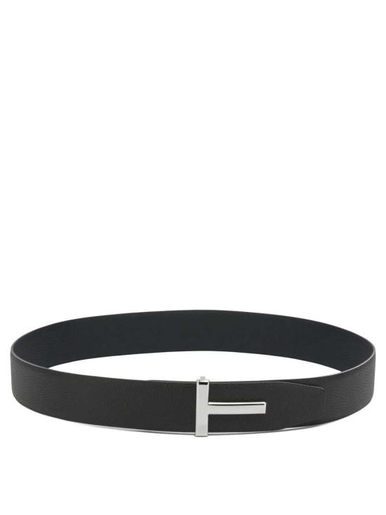 26FW 톰포드 그레인 레더 T 아이콘 벨트 40mm TB178LCL236SENB BROWN BLACK
