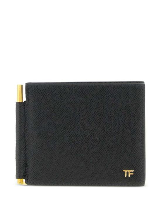 26FW 톰포드 스몰 그레인 레더 머니 클립 월렛 YM231LCL081GNAA BLACK