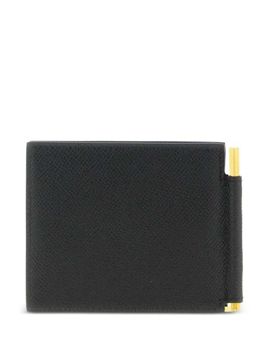 26FW 톰포드 스몰 그레인 레더 머니 클립 월렛 YM231LCL081GNAA BLACK - TOMFORD