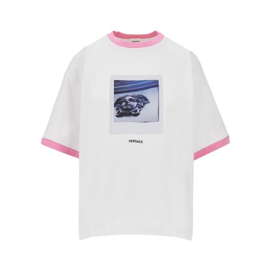 26FW 베르사체 탑 10260961A18733 White