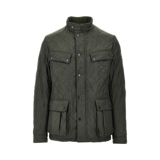 26FW 바버 인터내셔널 아리엘 폴라퀼트 자켓 MQU0365 Green