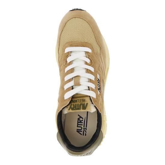 26FW 오트리 릴윈드 로우 나일론 스웨이드 스니커즈 WWLMGQ01 Beige - AUTRY