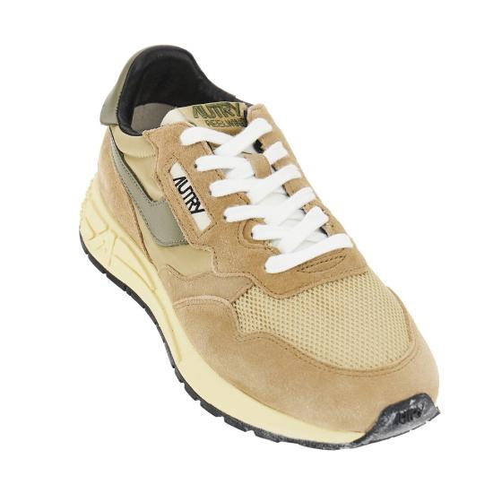 26FW 오트리 릴윈드 로우 나일론 스웨이드 스니커즈 WWLMGQ01 Beige - AUTRY