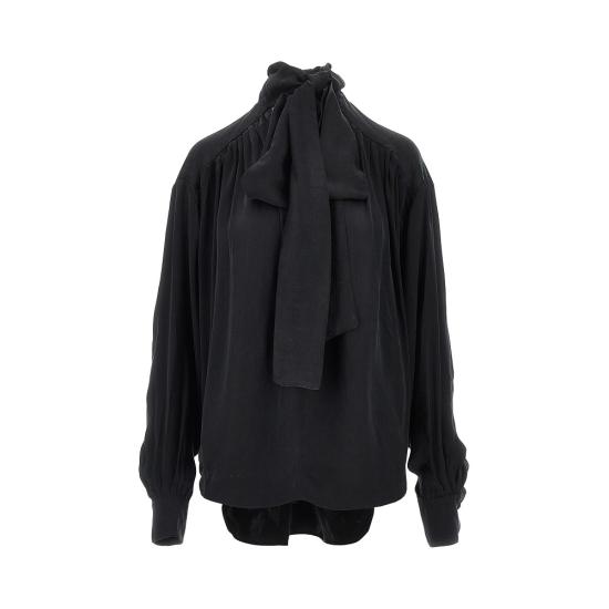 26FW 안다마네 블라우스 T200933ATNV147 Black