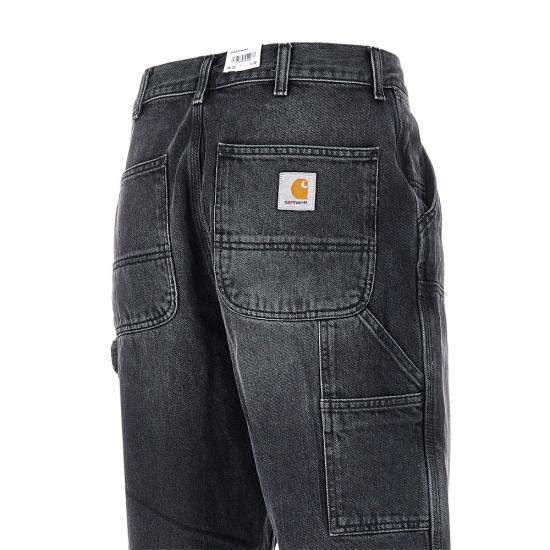 26FW 칼하트 WIP 스미스 데님 더블 니 팬츠 I032699 Black - CARHARTT WIP