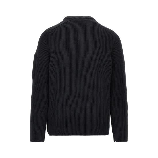 26FW 씨피 컴퍼니 니트웨어 21CMKN101A006608A Black - C.P. COMPANY