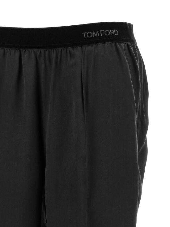  톰포드 언더웨어 실크 파자마 팬츠 블랙 - TOMFORD